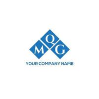 MQG letter logo design on white background. MQG creative initials letter logo concept. MQG letter design. vector