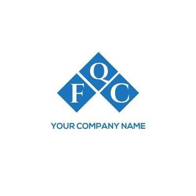FQC creative initials letter logo concept. FQC letter design.FQC letter logo design on white background. FQC creative initials letter logo concept. FQC letter design.
