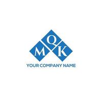 MQK creative initials letter logo concept. MQK letter design.MQK letter logo design on white background. MQK creative initials letter logo concept. MQK letter design. vector