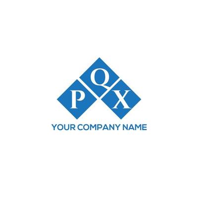 PQX letter logo design on white background. PQX creative initials letter logo concept. PQX letter design.