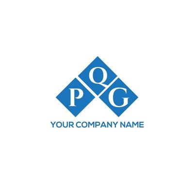 PQG letter logo design on white background. PQG creative initials letter logo concept. PQG letter design.