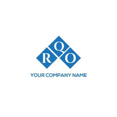 RQO letter logo design on white background. RQO creative initials letter logo concept. RQO letter design.