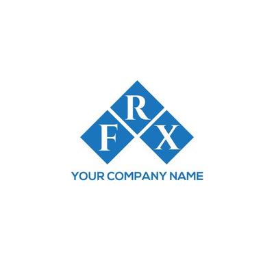 FRX letter logo design on white background. FRX creative initials letter logo concept. FRX letter design.