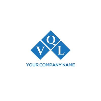 VQL letter logo design on white background. VQL creative initials letter logo concept. VQL letter design.