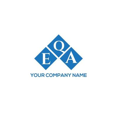 QEA letter logo design on white background. QEA creative initials letter logo concept. QEA letter design.