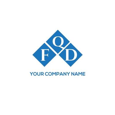 FQD creative initials letter logo concept. FQD letter design.FQD letter logo design on white background. FQD creative initials letter logo concept. FQD letter design.