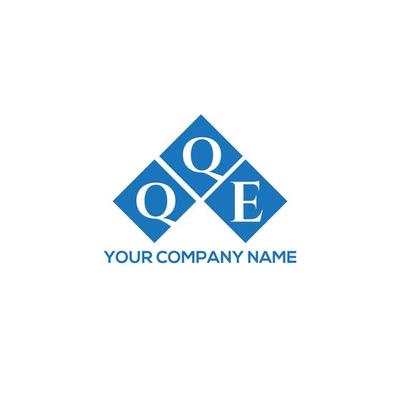 QQE letter logo design on white background. QQE creative initials letter logo concept. QQE letter design.
