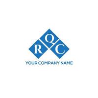 . RQC creative initials letter logo concept. RQC letter design.RQC letter logo design on white background. RQC creative initials letter logo concept. RQC letter design. vector