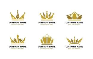 Crown Company Logo Concept vector