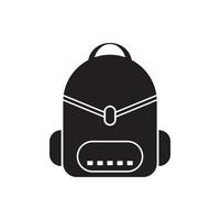 bagpack logo design vector