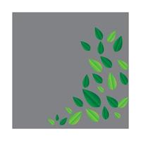 scatter leaf logo vector