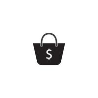 shopping logo design vector