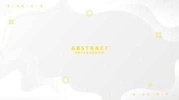 Abstract White  Fluid Wave Background vector