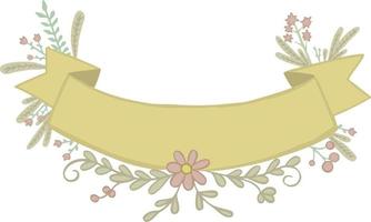 marco de boda en forma de corazón de flores de colores rosas, hojas y bayas. ilustración floral vectorial en estilo vintage vector