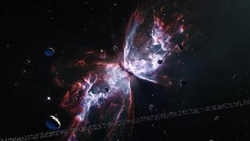 esplorazione del volo spaziale della galassia rock ngc6302 video