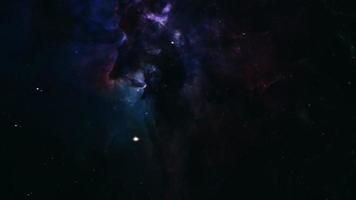 galaxie-raumflugerkundung mit verzögerung video