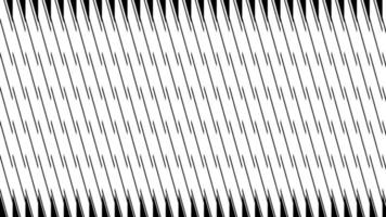 Animation looping background wave black and white video
