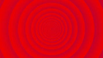 círculo animado looping cor vermelha gradiente de fundo
