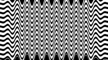 Abstract background wave black and white video