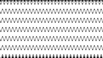 Animated background wave black and white motion graphic loop video