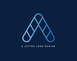Initial A modern monogram and elegant logo design, Professional Letters Vector Icon Logo Free Template.