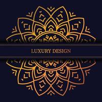 Luxury Golden Royal Mandala Design Vector for Background, Henna, Mahanadi, Tattoo, Islamic, Ornament, Festival, Alpona
