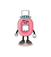 Illustration of soap cartoon with i want you gesture vector
