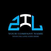 ZIL letter logo creative design with vector graphic