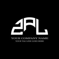 ZPL letter logo creative design with vector graphic