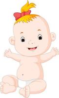 cartoon cute baby vector