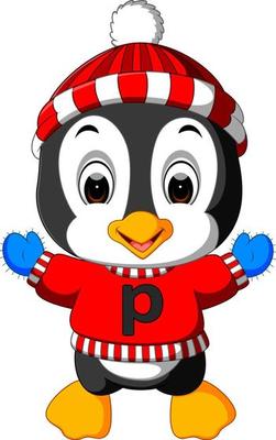 Cute penguin cartoon