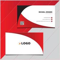 Business Card Design template. .Corporate identity template, mockup vector