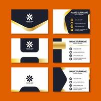 Business Card For Professional Template Collection vector