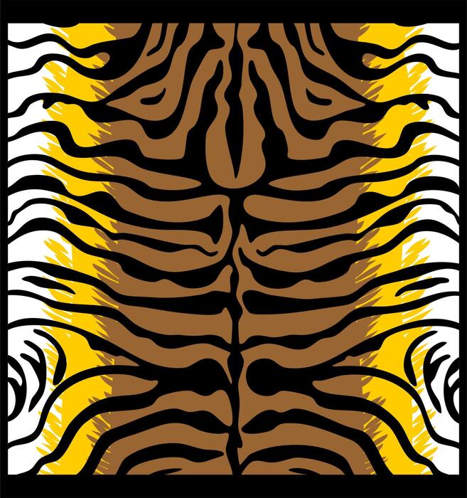 Tiger Rug Vector Art, Icons, and Graphics for Free Download