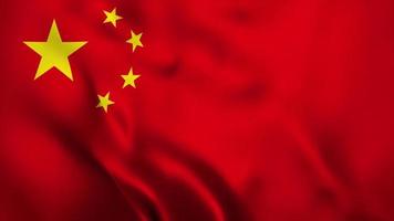 vidéo d'animation drapeau jour indépendant de la chine, chinois video