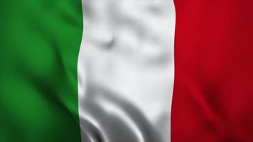 animation video flag independen day of italy