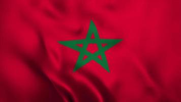 vidéo d'animation drapeau jour de l'indépendance du maroc video