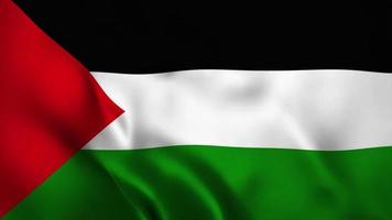 animation video flag independen day of palestine