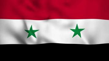 animation video flag independen day of syria