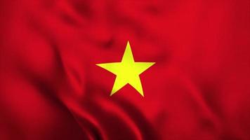 animatie video vlag onafhankelijke dag van vietnam