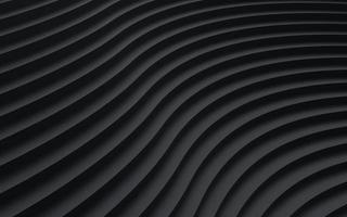 Black paper cut abstract background. minimalistic modern design for business presentations. abstract paper poster with wavy layers. 3d rendering. photo