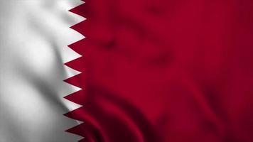 animation video flag independen day of qatar
