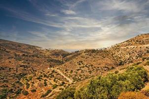 Landscape in Sikinos island Greece photo