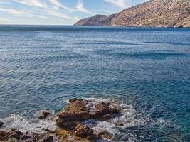 Beach with pebbles in Sifnos photo