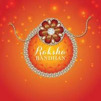 Happy raksha bandhan celebration background vector