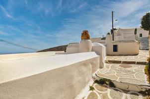 Chora village in Sikinos island Greece photo