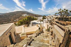 Cycladic architecture Sikinos island photo