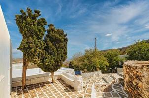 Chora village in Sikinos island Greece photo