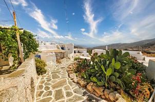 Cycladic architecture Sikinos island photo