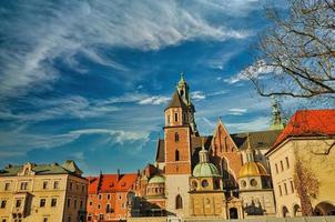 Wawel castle in Krakow of Poland photo